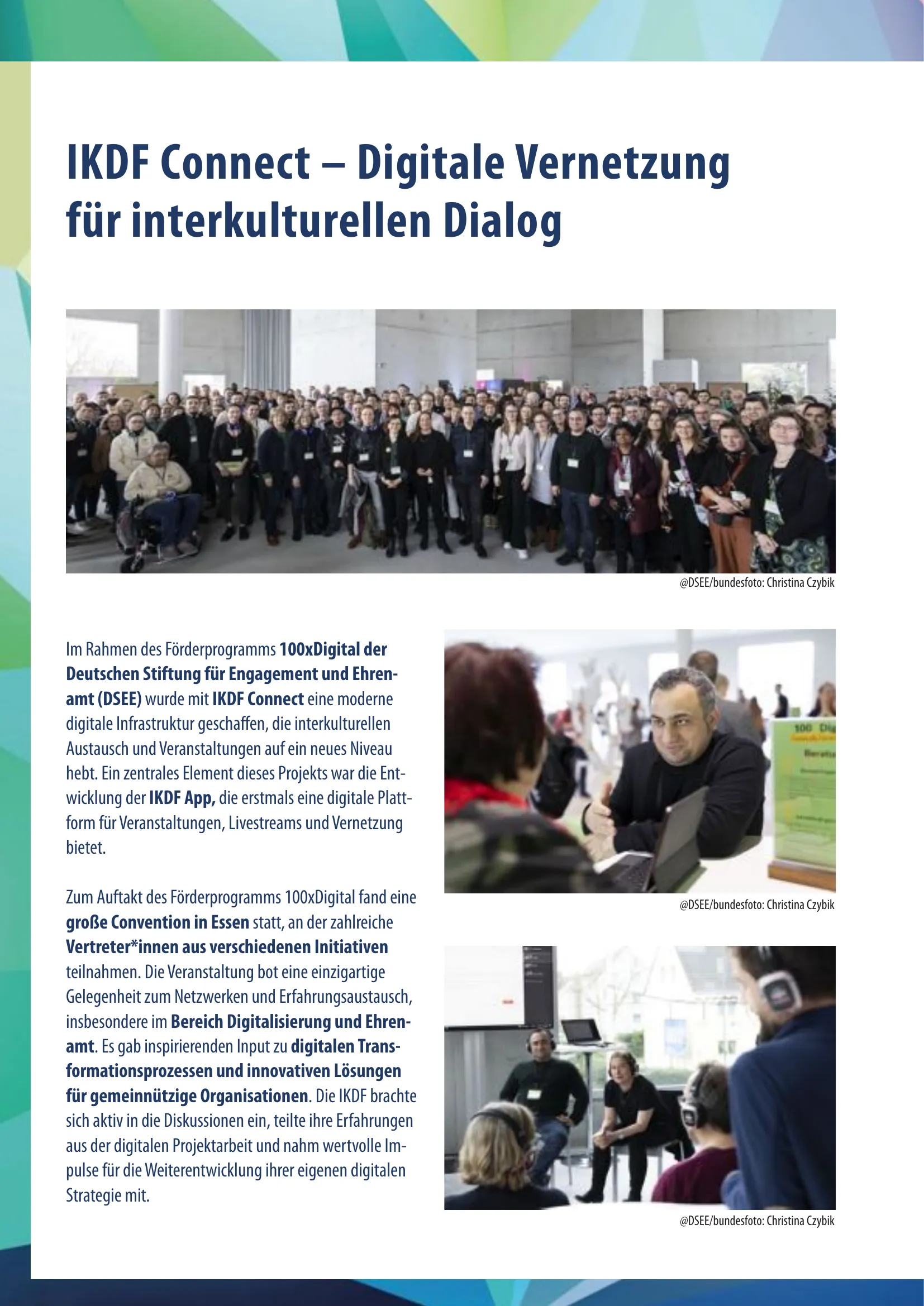 IKDF Connect – Digitale Vernetzung